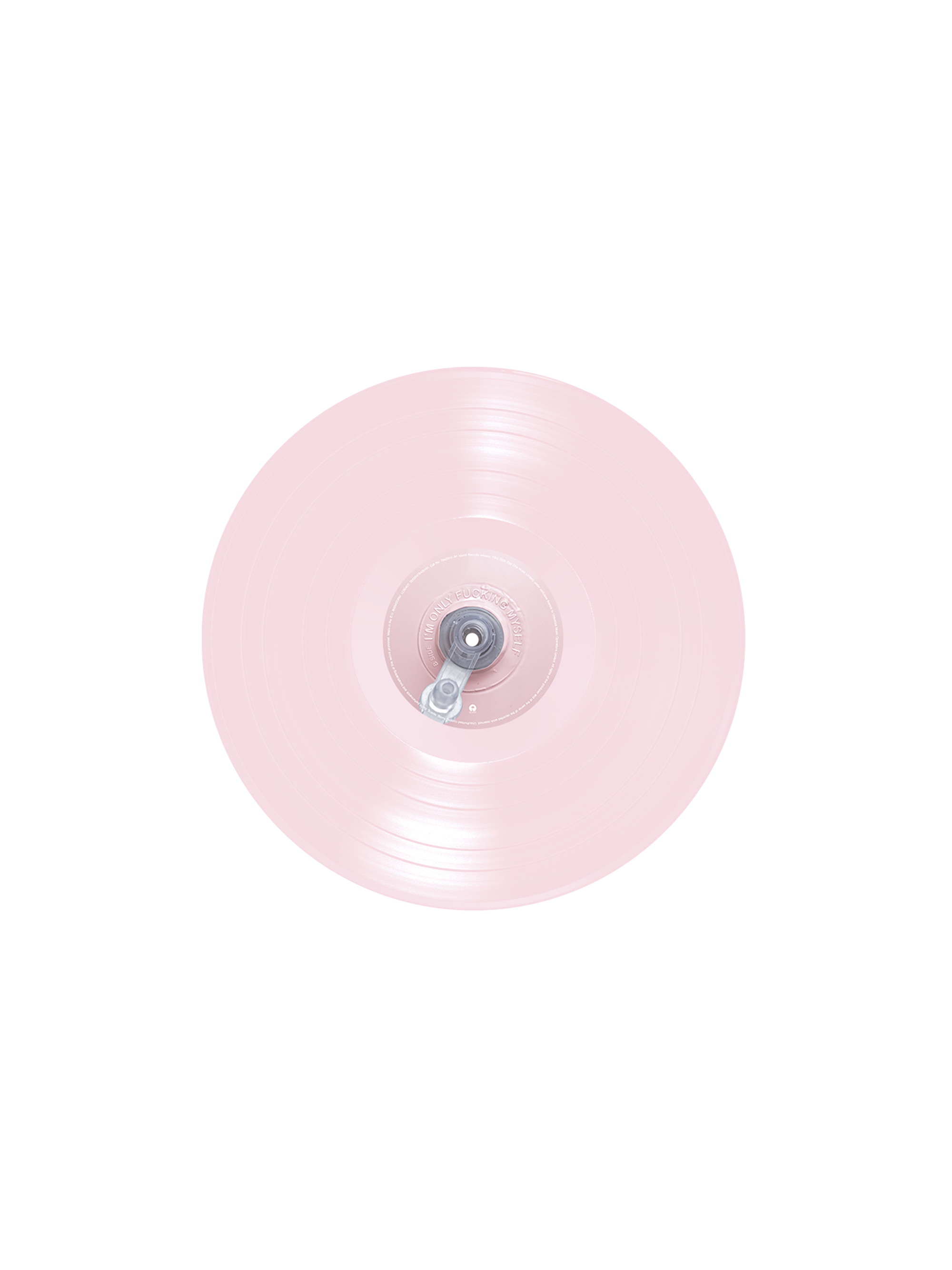 I'm Only F**king Myself: The Basic B*tch Edition (Nude Pink Vinyl LP) + signed art card Disc Front